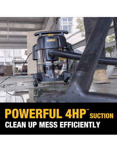 Aspiradora de Taller DEWALT DXV05S-QT 5 Galones 4 HP Húmeda y Seca