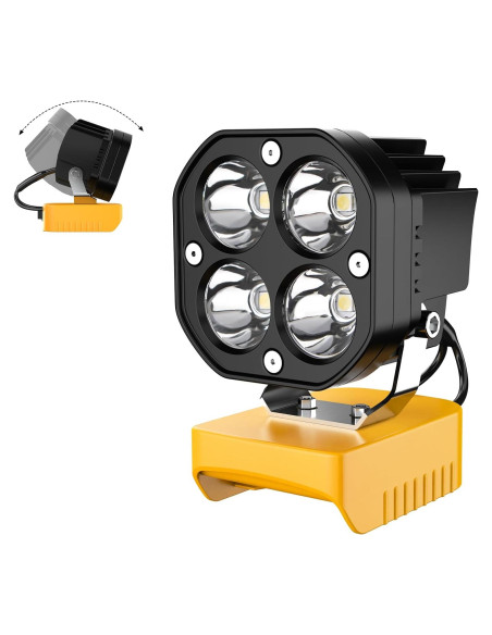 Luz de trabajo LED Azocek 40W 6000LM 20V inalámbrica Luz de trabajo LED Azocek 40W 6000LM 20V inalámbrica