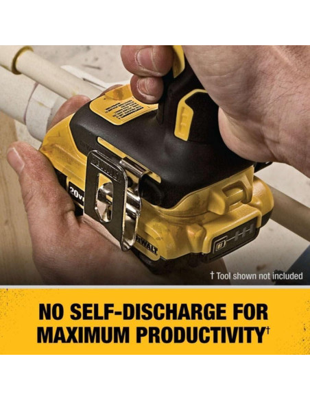 Kit Adaptador Batería DEWALT 20V MAX con 2 Baterías y Cargador Kit Adaptador Batería DEWALT 20V MAX con 2 Baterías y Cargador