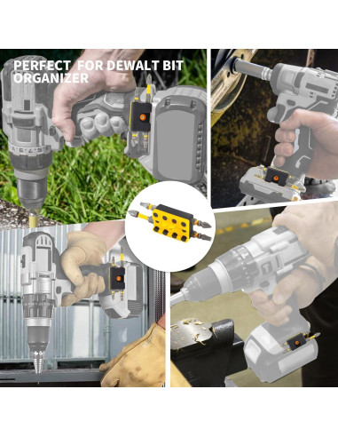 Soporte de Brocas Uniqwamo para Taladro Dewalt 20V - 2 Piezas