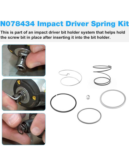 Kit de primavera Dewalt N078434 y bola N089668 - 2 piezas Kit de primavera Dewalt N078434 y bola N089668 - 2 piezas