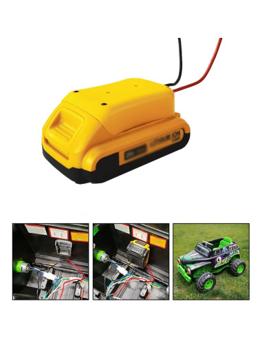 Adaptador de Batería DeWalt 20V a Power Wheels - 2 Piezas