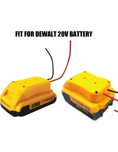 Adaptador de Batería DeWalt 20V a Power Wheels - 2 Piezas