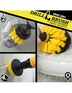 Juego de Cepillos de Limpieza Drillbrush - Baño y Azulejos 2