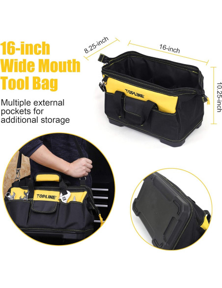 TOPLINE Juego de Herramientas 467 Piezas Bolsa 40,64 cm TOPLINE Juego de Herramientas 467 Piezas Bolsa 40,64 cm