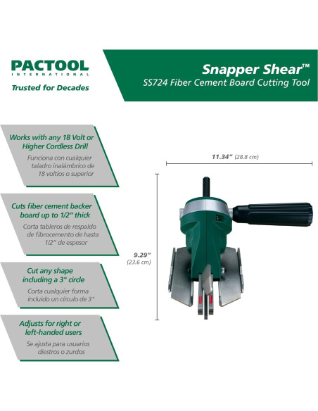 Tijeras Eléctricas PacTool SS724 para Corte de Cemento Tijeras Eléctricas PacTool SS724 para Corte de Cemento