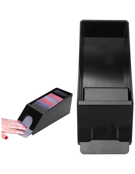Barajador de Cartas Pissente Manual 1-6 Barajas Negro Barajador de Cartas Pissente Manual 1-6 Barajas Negro