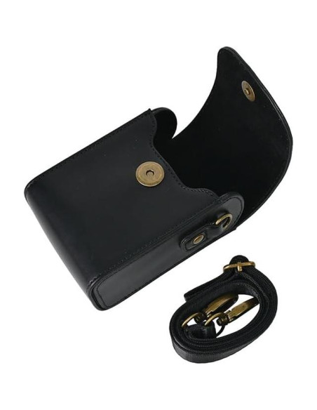 Funda de cámara de cuero PU BMAOLLONGB para Canon G7 X II/III y Sony RX100 Funda de cámara de cuero PU BMAOLLONGB para Canon G7 X II/III y Sony RX100