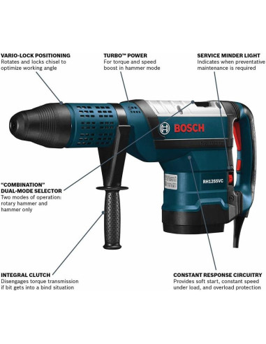 Martillo Rotativo BOSCH RH1255VC 2" SDS-max 15A