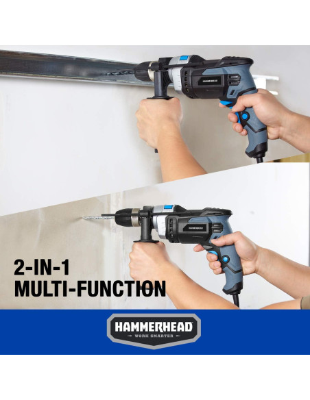 Martillo Perforador Hammerhead 7.5A 1/2" 6 Brocas Martillo Perforador Hammerhead 7.5A 1/2" 6 Brocas