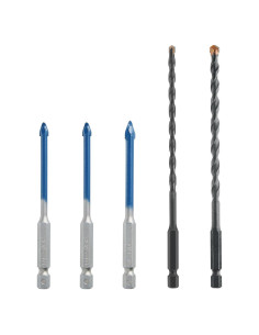 Juego de Brocas para Azulejos Bosch PTBXMC05 5 Piezas