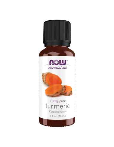 Aceite Esencial de Cúrcuma NOW Foods 100% Puro 29.57 ml