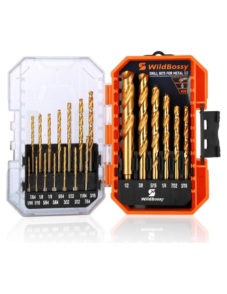 Juego de Brocas de Cobalto M35 20PCS para Metal con Estuche Juego de Brocas de Cobalto M35 20PCS para Metal con Estuche