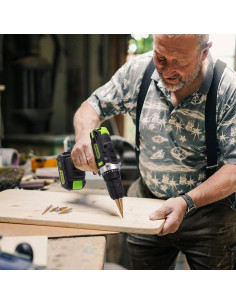 Taladro Inalámbrico Yougfin 20V con 34 Accesorios 2