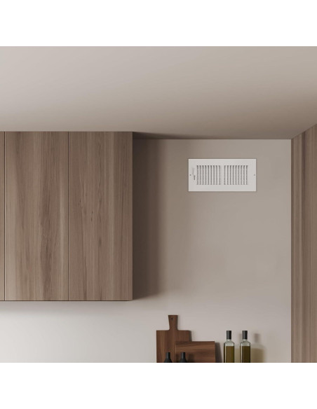 Rejilla de Ventilación AC Infinity 15 x 25 cm, Reemplazo HVAC Blanco Rejilla de Ventilación AC Infinity 15 x 25 cm, Reemplazo HVAC Blanco