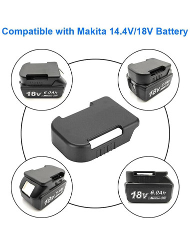 Soporte de Baterías QINIZX para 5 Baterías 18V