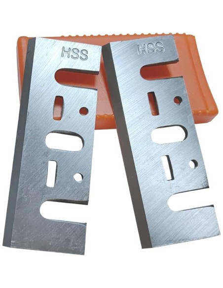 Cuchilla HSS 82mm para cepillos Makita y DeWalt - Juego de 2 Cuchilla HSS 82mm para cepillos Makita y DeWalt - Juego de 2