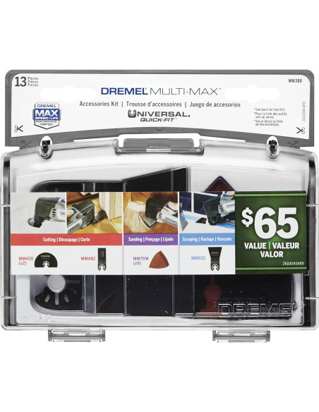 Kit Dremel MM388 de 13 Piezas con Accesorios y Estuche Kit Dremel MM388 de 13 Piezas con Accesorios y Estuche