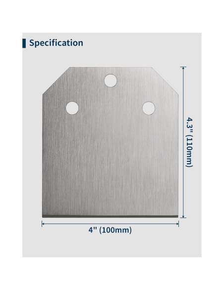 Raspador de Piso Firecore SDS Plus 10x4 cm Cuchilla Reemplazable Raspador de Piso Firecore SDS Plus 10x4 cm Cuchilla Reemplazable