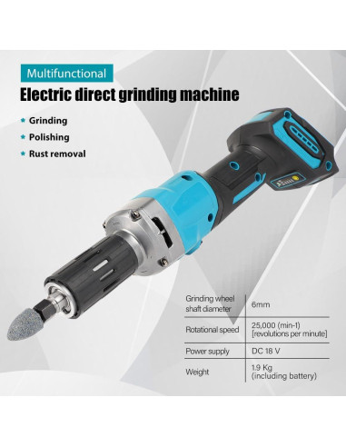 Amoladora Inalámbrica XIOYUE 18V 28000 RPM Silenciosa