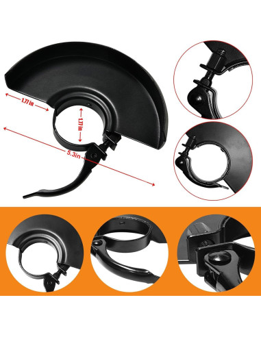 Protector de Amoladora Guweta 135mm para 125mm y 115mm