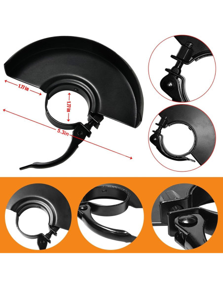 Protector de Amoladora Guweta 135mm para 125mm y 115mm Protector de Amoladora Guweta 135mm para 125mm y 115mm