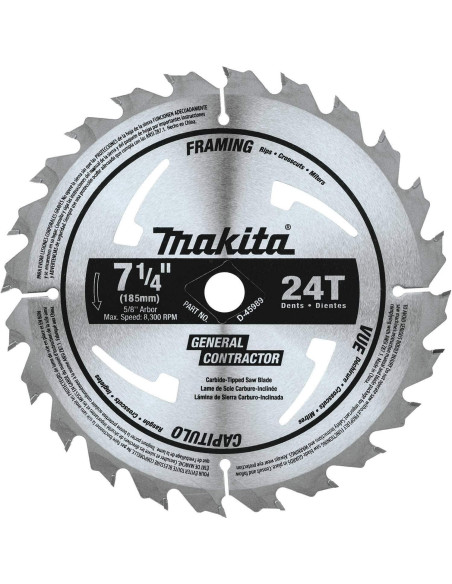 Hoja de sierra circular Makita D-45989 24T 10 piezas Hoja de sierra circular Makita D-45989 24T 10 piezas