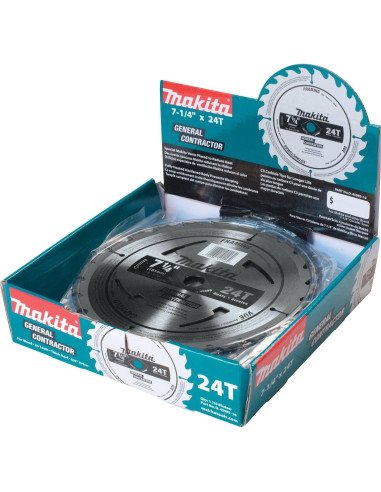 Hoja de sierra circular Makita D-45989 24T 10 piezas