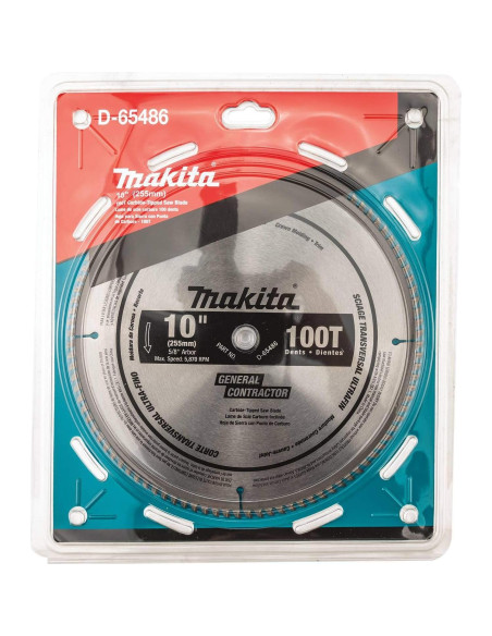 Hoja de Sierra Ingletadora Makita D-65486 100T 0.78kg Hoja de Sierra Ingletadora Makita D-65486 100T 0.78kg