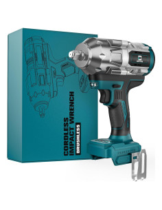 Llave de impacto inalámbrica Cerycose 1/2" 900Nm sin batería