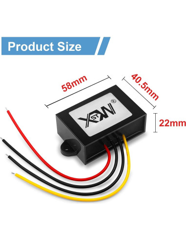 Convertidor de Voltaje DC 12V 24V a 60V 0.6A xwst
