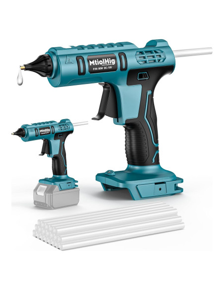 Pistola de Pegamento Inalámbrica MtiolHig 80W para Makita 18V Pistola de Pegamento Inalámbrica MtiolHig 80W para Makita 18V