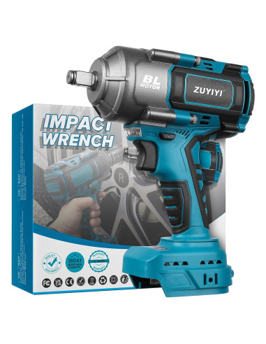 Llave de impacto inalámbrica ZUYIYI 1/2" 1000N.m 18V