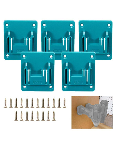 5 Soportes de Montaje Crivnhar para Taladro 18V con Tornillos 5 Soportes de Montaje Crivnhar para Taladro 18V con Tornillos
