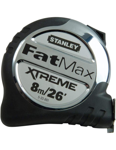 Cinta Métrica Stanley FatMax 10m Ancho 32mm Plata Cinta Métrica Stanley FatMax 10m Ancho 32mm Plata