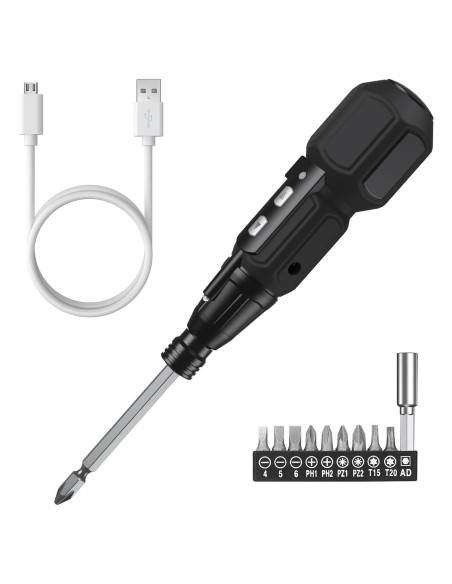 Destornillador Eléctrico ORIA 12 en 1 Recargable con LED Destornillador Eléctrico ORIA 12 en 1 Recargable con LED