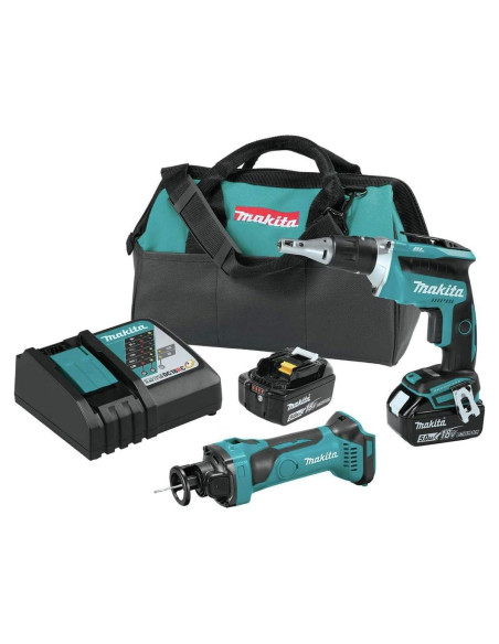 Kit Combo Inalámbrico Makita 18V LXT 2 Piezas 5.0Ah Kit Combo Inalámbrico Makita 18V LXT 2 Piezas 5.0Ah