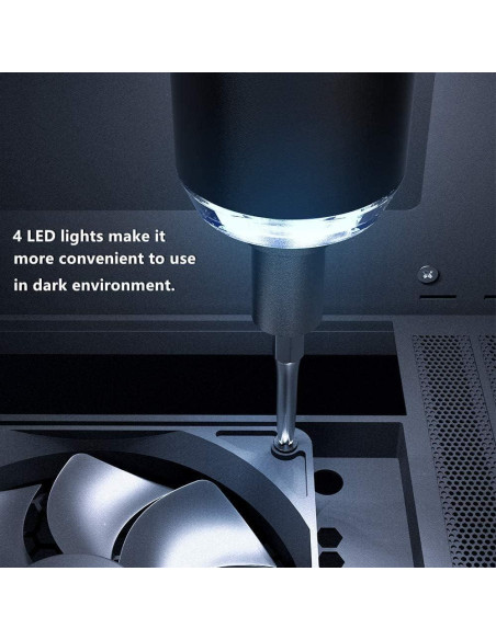 Destornillador eléctrico JAKEMY 61 en 1 recargable con LED Destornillador eléctrico JAKEMY 61 en 1 recargable con LED