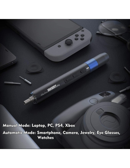 Destornillador eléctrico JAKEMY 61 en 1 recargable con LED Destornillador eléctrico JAKEMY 61 en 1 recargable con LED