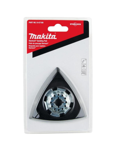 Almohadilla de Lijado Makita Starlock 19x11 cm Grano 80 Almohadilla de Lijado Makita Starlock 19x11 cm Grano 80