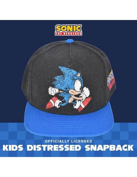 Gorra de béisbol ajustable Sonic the Hedgehog para niños Gorra de béisbol ajustable Sonic the Hedgehog para niños