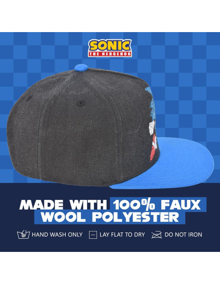 Gorra de béisbol ajustable Sonic the Hedgehog para niños Gorra de béisbol ajustable Sonic the Hedgehog para niños