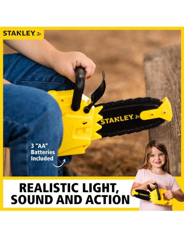 Motosierra a Batería Stanley Jr. para Niños 3+ Aventura Segura