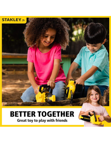 Motosierra a Batería Stanley Jr. para Niños 3+ Aventura Segura