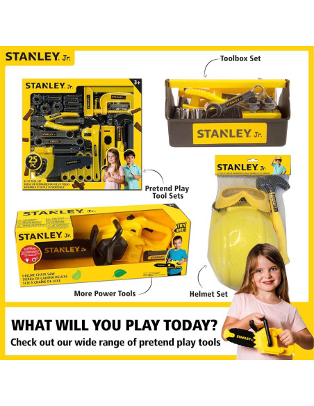 Motosierra a Batería Stanley Jr. para Niños 3+ Aventura Segura Motosierra a Batería Stanley Jr. para Niños 3+ Aventura Segura