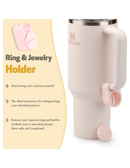 Set de 3 Accesorios para Taza Stanley Cupoita Rosa Set de 3 Accesorios para Taza Stanley Cupoita Rosa