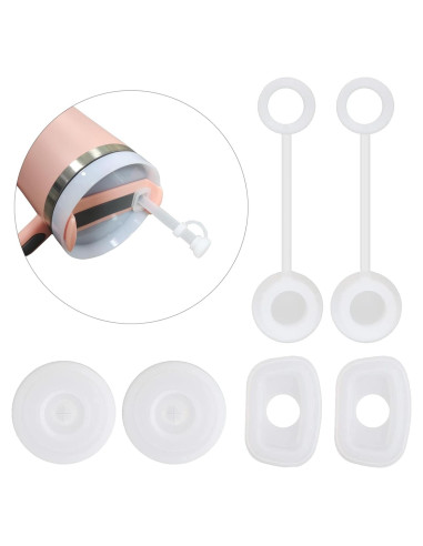 Juego de Accesorios Silicona Ajedrmy para Tazas Stanley 40 oz