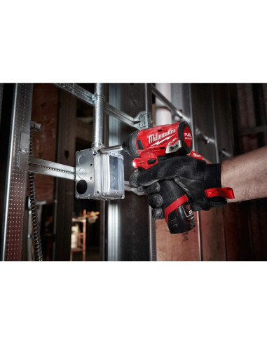 Taladro Percusión Milwaukee M12 1/2" + Impacto 1/4"