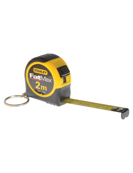Cinta Métrica Stanley Fatmax 2m x 13mm con Llavero Cinta Métrica Stanley Fatmax 2m x 13mm con Llavero