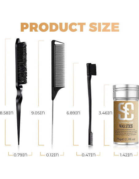 Barra de Estilo para Pelucas SOVONCARE - Control de Bordes 76.5 g Barra de Estilo para Pelucas SOVONCARE - Control de Bordes 76.5 g